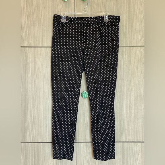 Gap Signature Skinny Ankle Pants Diamond Print - Picture 1 of 10